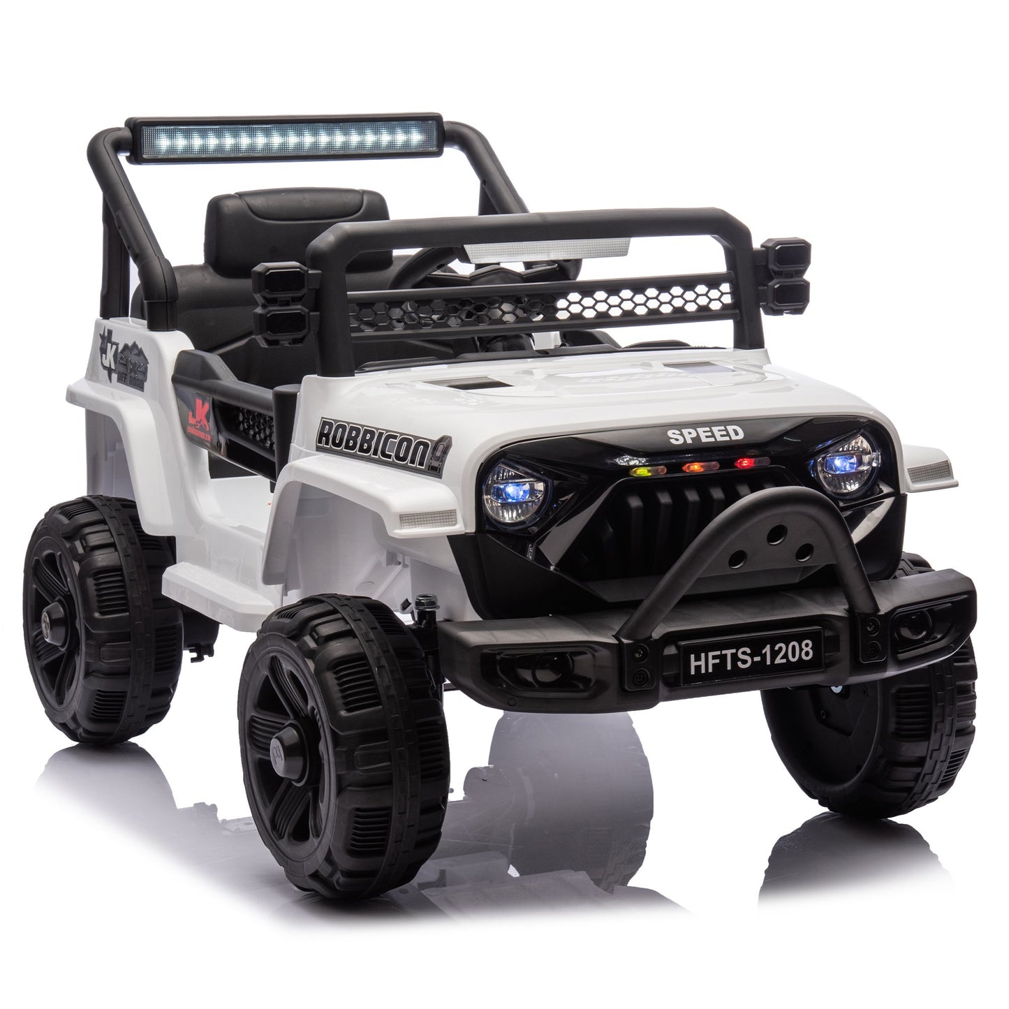 12V Kids Ride on Toys Cars with Parents Control, Toddler Electric Ride on Truck Car with Early Education Function, Riding Toy with 4 Wheel Suspension, MP3, USB, Electric Vehicle for Aged 3+