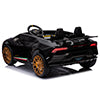 24V Lamborghini Huracan Ride on Toys Real 2 Seater Kids' Electric Vehicles Battery Powered with Remote Control, LED Light, Music, Bluetooth, Cars for Boys Girls 3-8