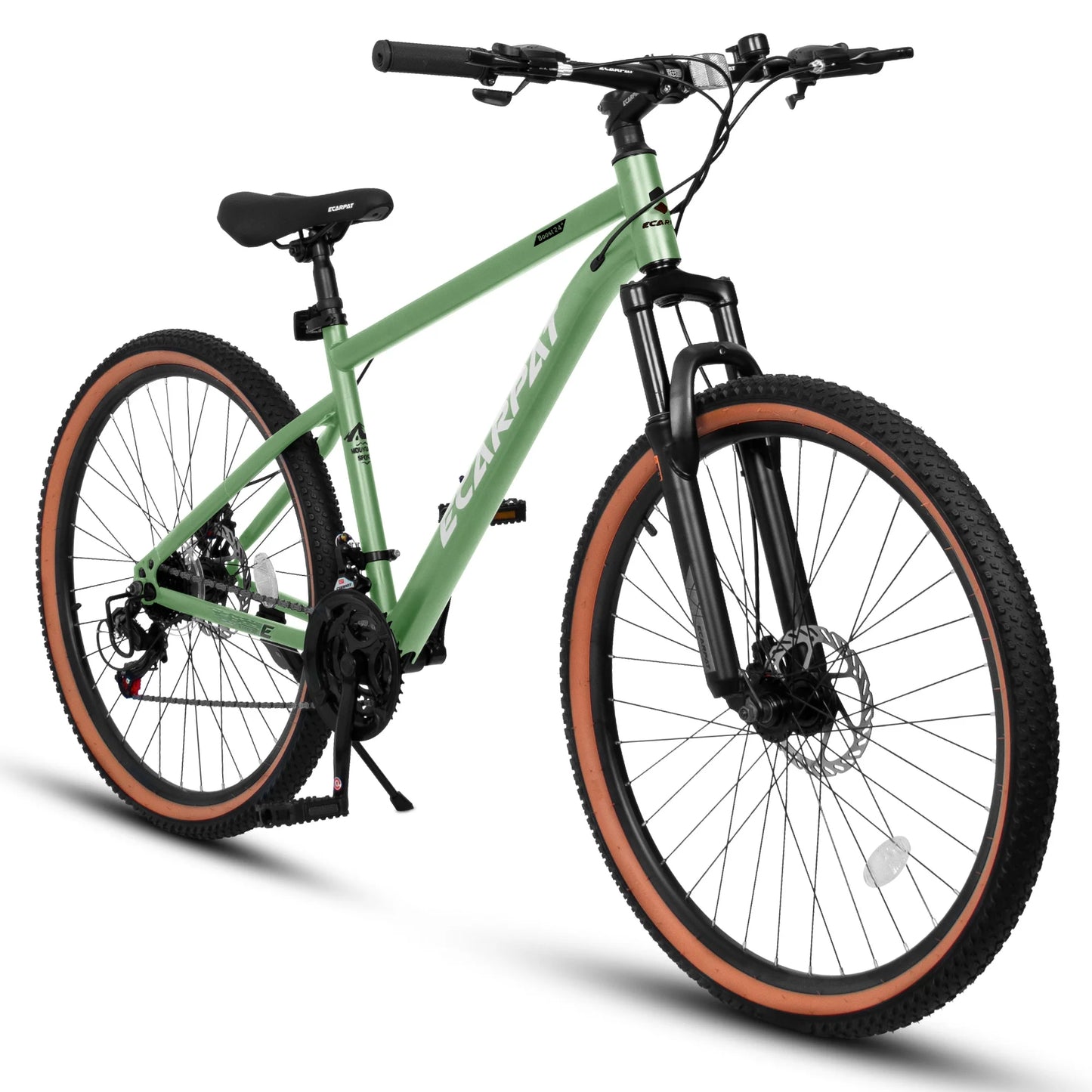 4" Mountain Bike, 21 Speed Kids Bike With Thumb Shifter, Kids Bicycle with Suspension Fork, Cycling Bikes with Mechanical Dual Disc Brake, Commuter City Bike for Teens Boys Girls