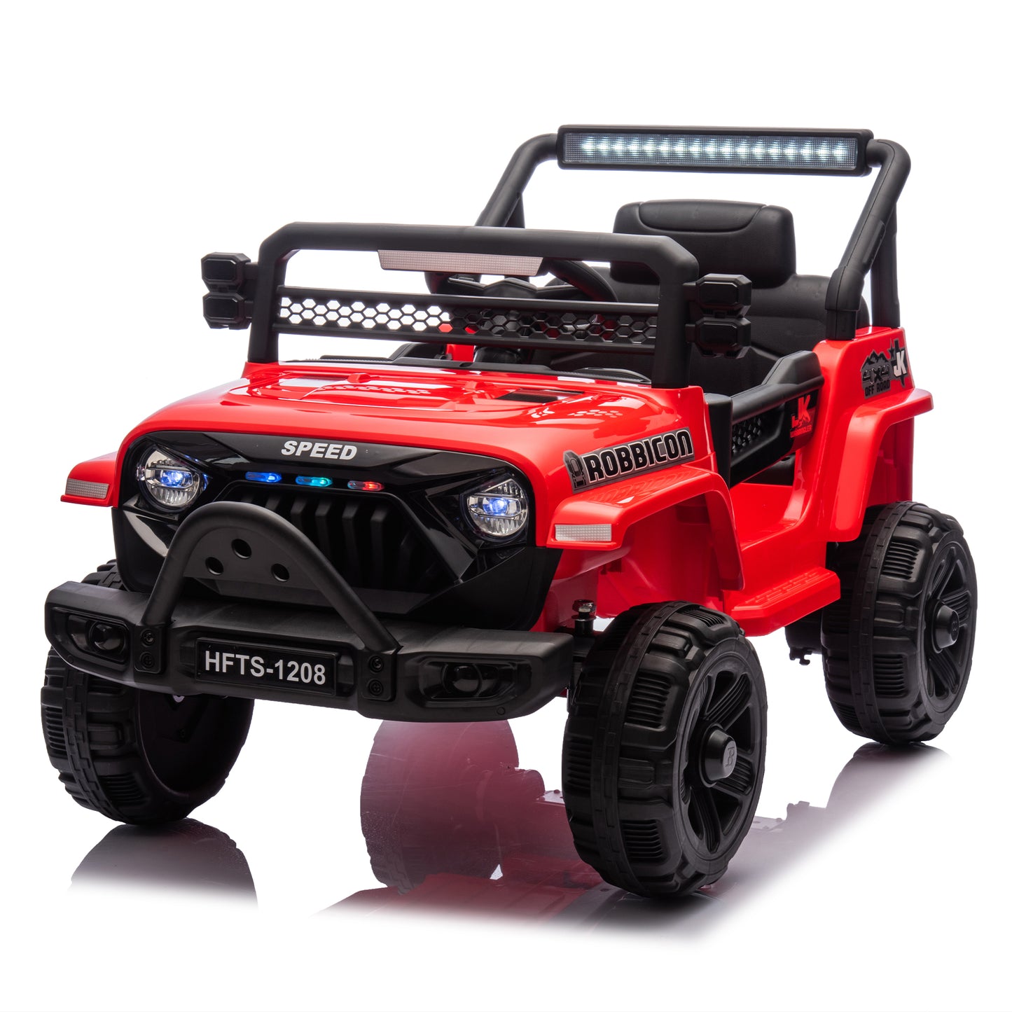 12V Kids Ride on Toys Cars with Parents Control, Toddler Electric Ride on Truck Car with Early Education Function, Riding Toy with 4 Wheel Suspension, MP3, USB, Electric Vehicle for Aged 3+