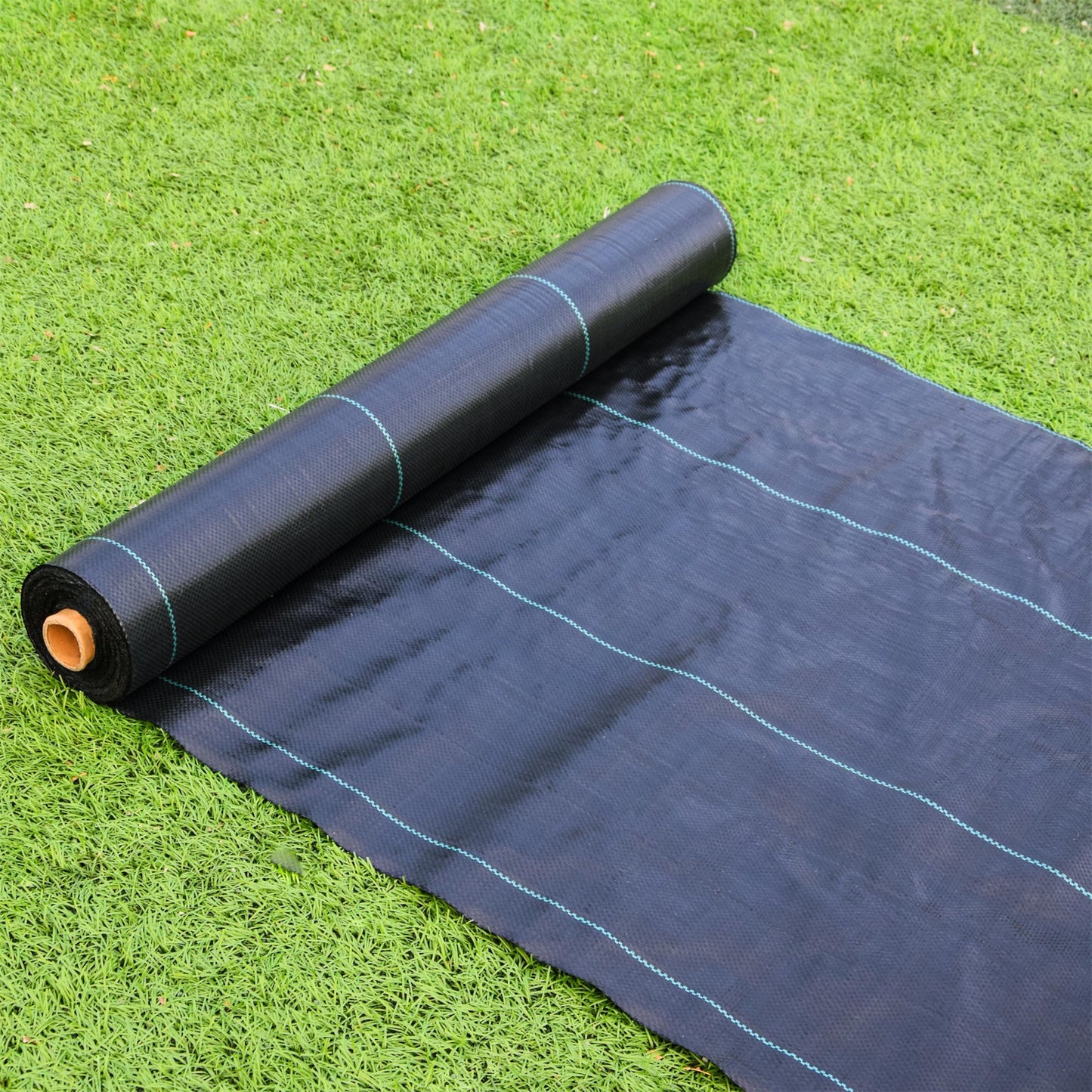 4ft x 300ft Weed Barrier Landscape Fabric, 3.5oz Dual-Layer Heavy Duty Garden Fabric Weed Barrier, Corrosion-Resistant, Landscaping Fabric for Garden, Greenhouse, Orchard Weed Control, Black