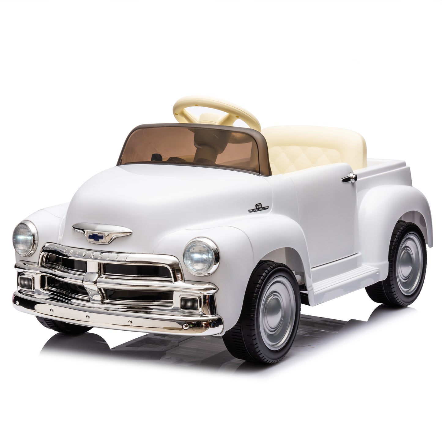 12V Kids Ride on Car w/ Remote Control, Licensed Chevrolet Ride on Toys for Kids 3-8, Powered Electric Car for Toddler, Back to School Gifts for Grils & Boys, LED, Bluetooth