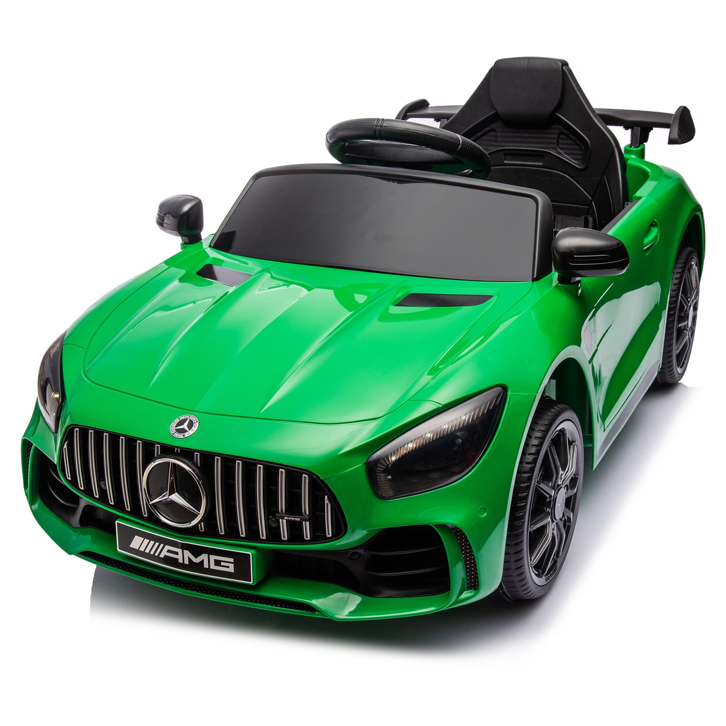 CASEMIOL 12V Licensed Mercedes-Benz Electric Ride on Car, 3 Speed Kids Ride on Toy Cars for Toddler w/ Remote Control, LED Lights, Kids' Electric Vehicles for 3 - 5 Years Old, Multi-color