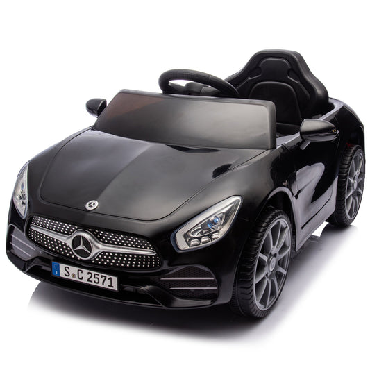 12V Mercedes-Benz CLS 350 Kids Ride on Car Toy with Parents Control, Ride on Toys for Toddler with 4 Wheel Suspension Design, Kids Electric Car with Music, Bluetooth, USB for Aged 2-4