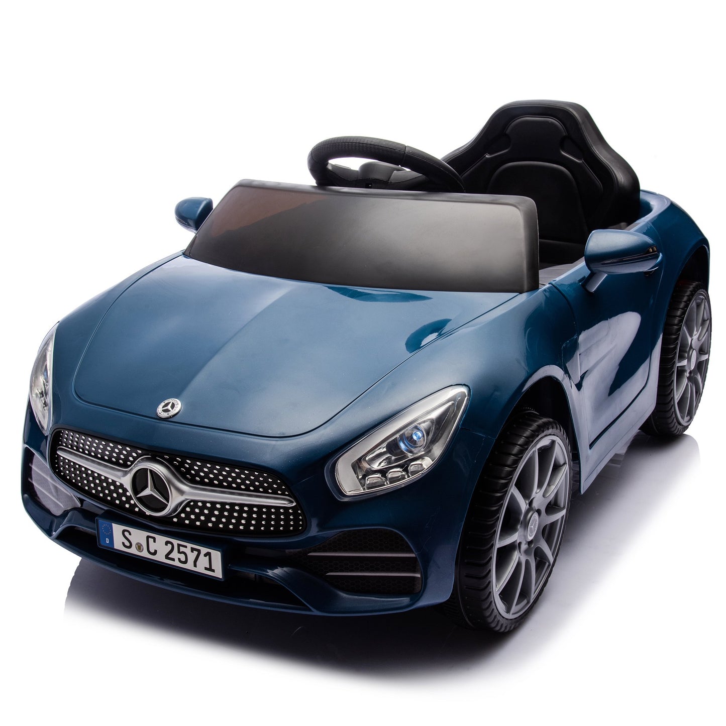 12V Mercedes-Benz CLS 350 Kids Ride on Car Toy with Parents Control, Ride on Toys for Toddler with 4 Wheel Suspension Design, Kids Electric Car with Music, Bluetooth, USB for Aged 2-4