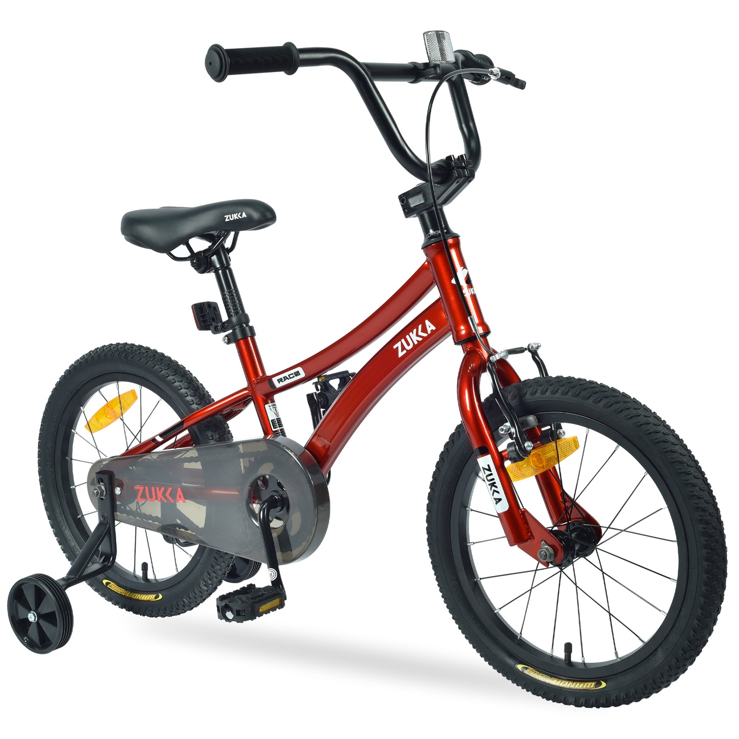 16" Kids Bike, Girls Bike Boys Bike with Training Wheels, Kids Bicycle with Adjustable Saddle & Handlebar, Kids' Bicycles with Anti-Skid Tires, Bike for Aged 4-7 Years