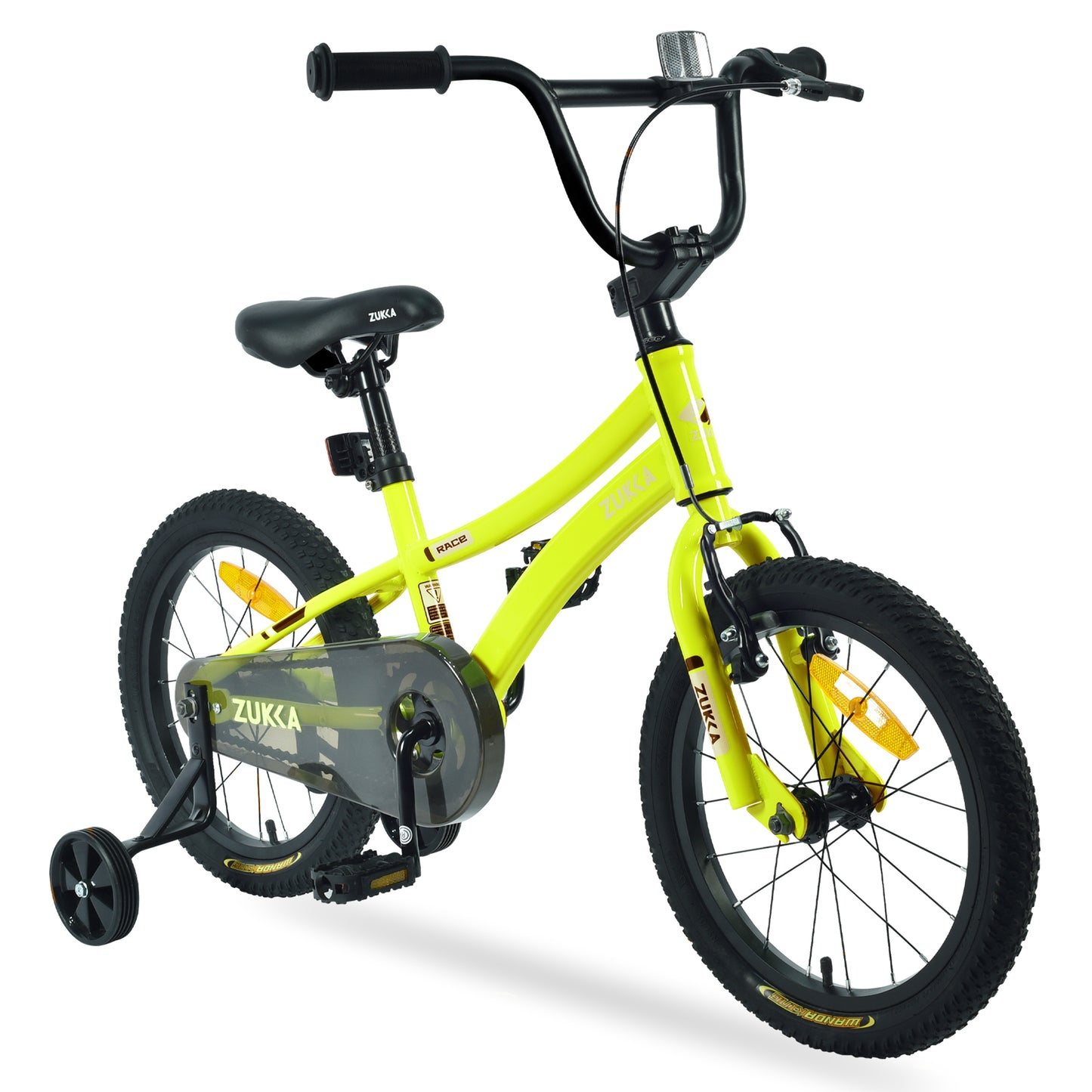 16" Kids Bike, Girls Bike Boys Bike with Training Wheels, Kids Bicycle with Adjustable Saddle & Handlebar, Kids' Bicycles with Anti-Skid Tires, Bike for Aged 4-7 Years