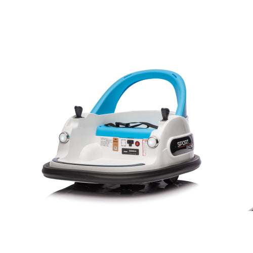 12V Bumper Car Ride on with Remote Control, Toddler Boy Toys Age 3-5 with Anti-Collision Padding, Riding Toys 3-5 with Safety Belt, 360° Spin Ride on Toys with LED Lights, Bluetooth,