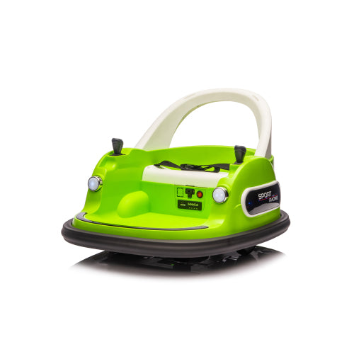 12V Bumper Car Ride on with Remote Control, Toddler Boy Toys Age 3-5 with Anti-Collision Padding, Riding Toys 3-5 with Safety Belt, 360° Spin Ride on Toys with LED Lights, Bluetooth,