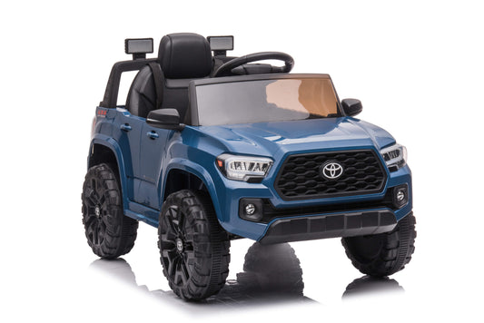 Toyota Tacoma Ride on Truck Toy, 12V Battery Powered Kids Electric Car with Remote Control, Digital Display, Spring Suspension, Storage Space, Music &FM, Gift for Boys Girls Age 3-8 Year