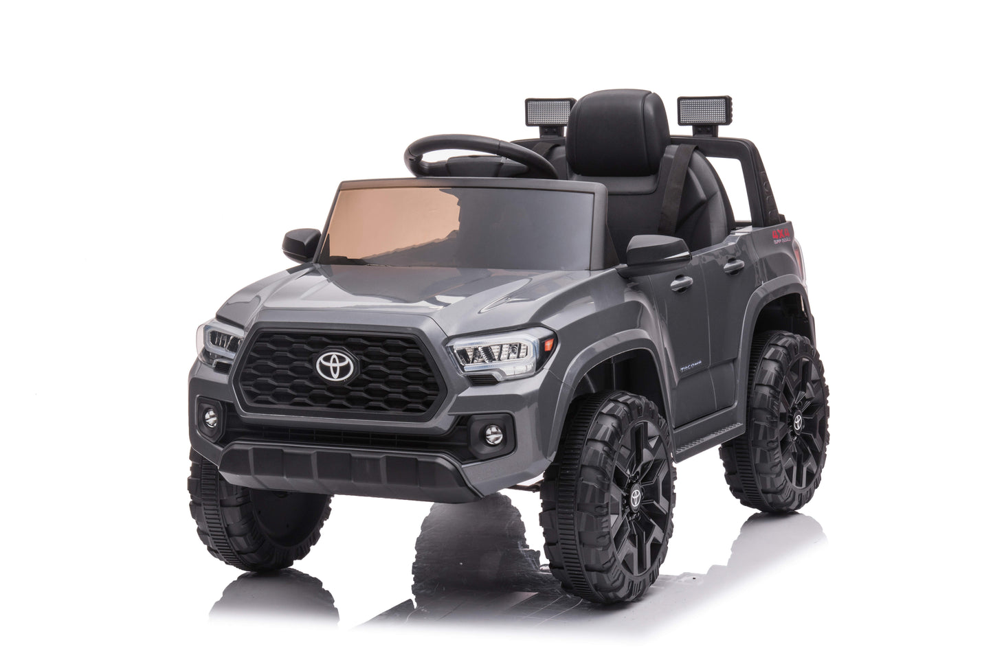 Toyota Tacoma Ride on Truck Toy, 12V Battery Powered Kids Electric Car with Remote Control, Digital Display, Spring Suspension, Storage Space, Music &FM, Gift for Boys Girls Age 3-8 Year