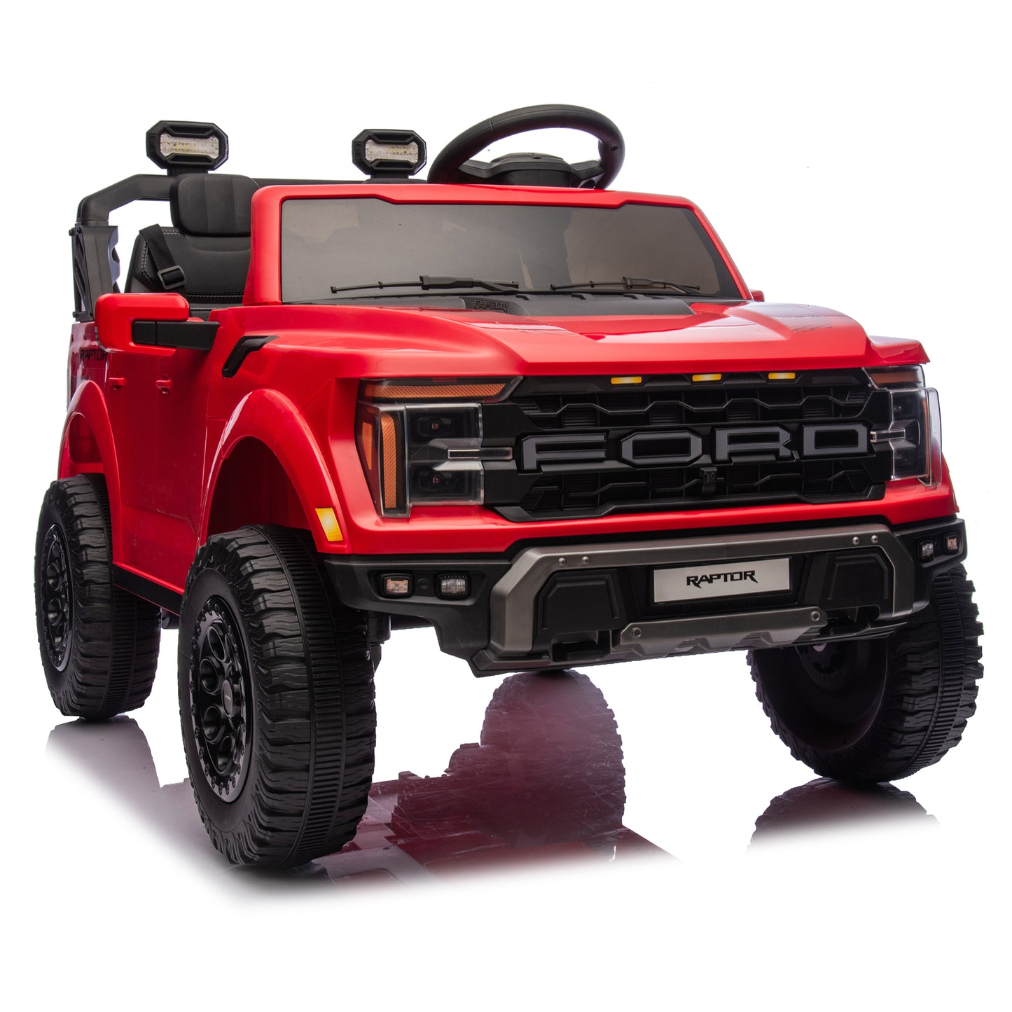 24V Ride On Toys for Big Kids 2 Seater, Ford F150 Electric Car for Kids, Battery Powered Kids Ride On Car to Drive, Toddler Car with Bluetooth LED Light for Boys Girls 3-8