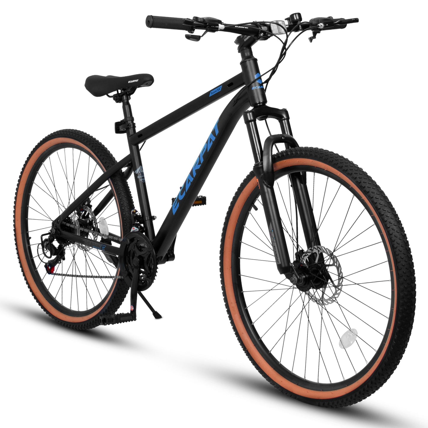 4" Mountain Bike, 21 Speed Kids Bike With Thumb Shifter, Kids Bicycle with Suspension Fork, Cycling Bikes with Mechanical Dual Disc Brake, Commuter City Bike for Teens Boys Girls
