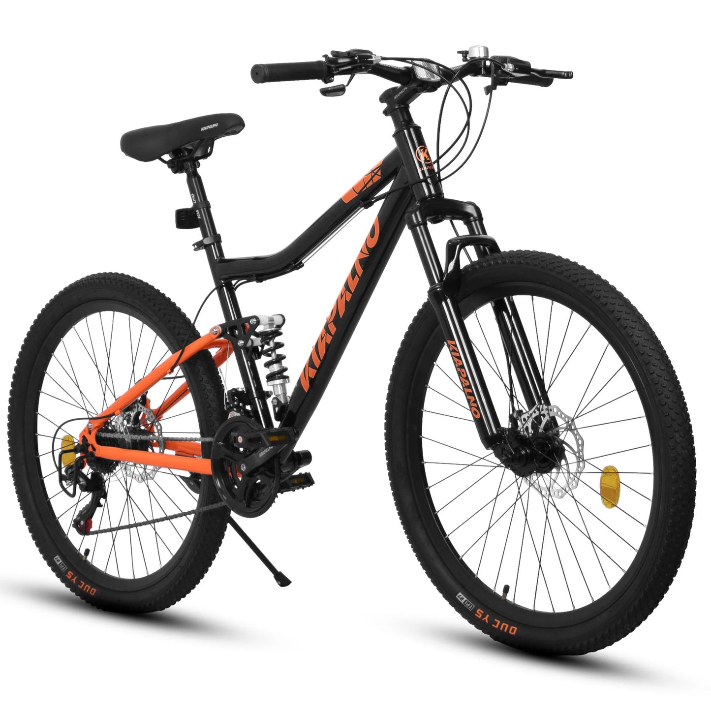 26 inch Mountain Bikes for Men, Bicicleta De Montaña 21 Speed with Dual Disc Brake, Aluminum Frame, Bicicleta Para Adultos Orange
