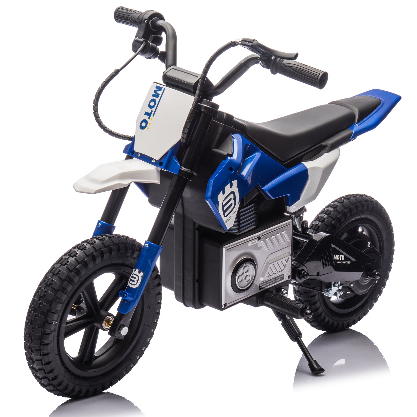 CASEMIOL 24V Kids Electric Dirt Bike, Ride on Motorcycle Toy w/ 200W Motor, Electric Motorbike for Kids Ages 5-15, Speed 3-9 MPH, Outdoor Electric Ride on Toys with LED Lights, Bluetooth, Horn