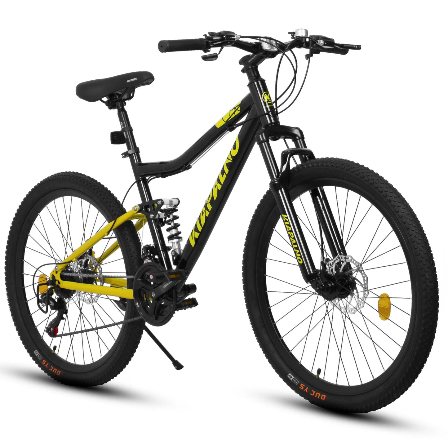 26 inch Mountain Bikes for Men, Bicicleta De Montaña 21 Speed with Dual Disc Brake, Aluminum Frame, Bicicleta Para Adultos Orange